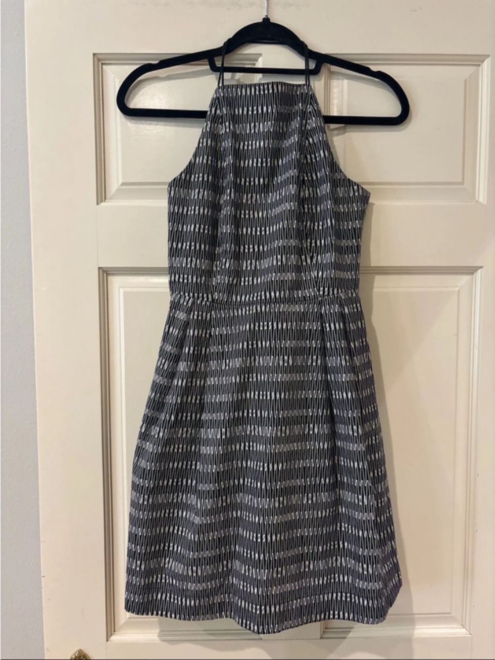 kate spade Black and White Halter Mini Dress